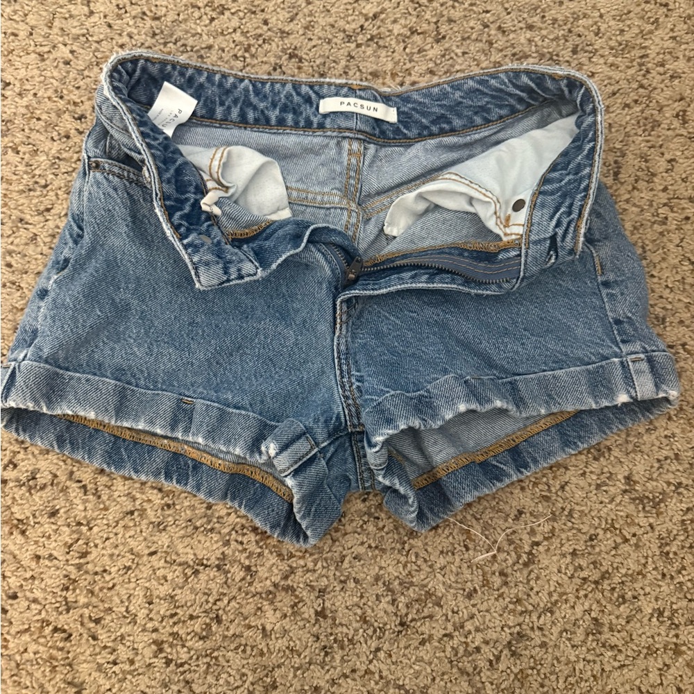 PacSun Women's Blue Denim Shorts